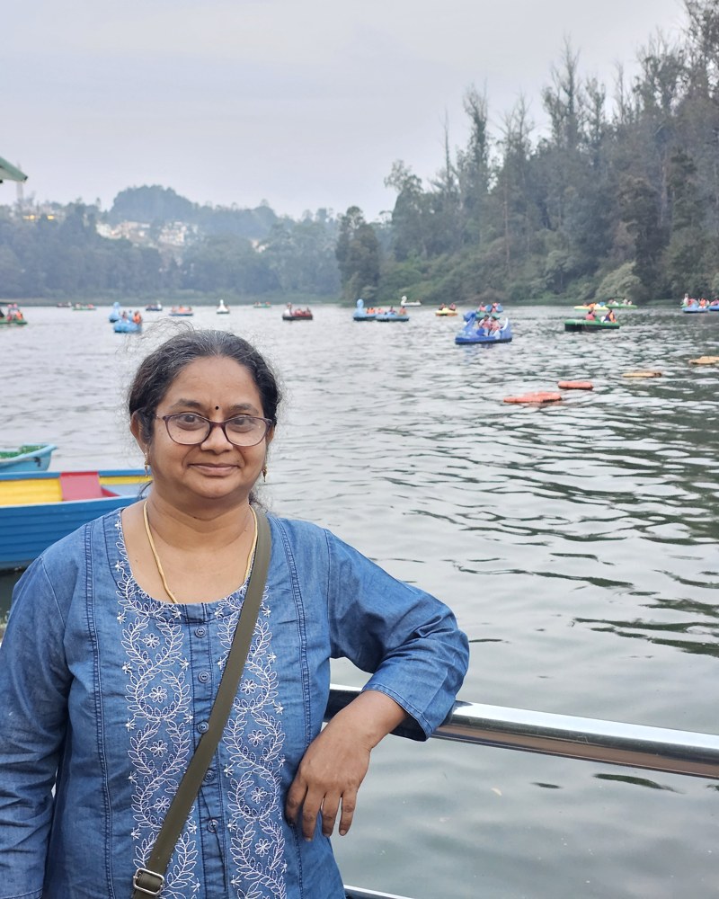 Lakshmi, founder of La Siesta Cottage, by Ooty Lake